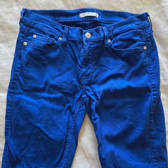 Seven Straight Leg Jeans - Blue - Size 30 - Picture 1 of 7